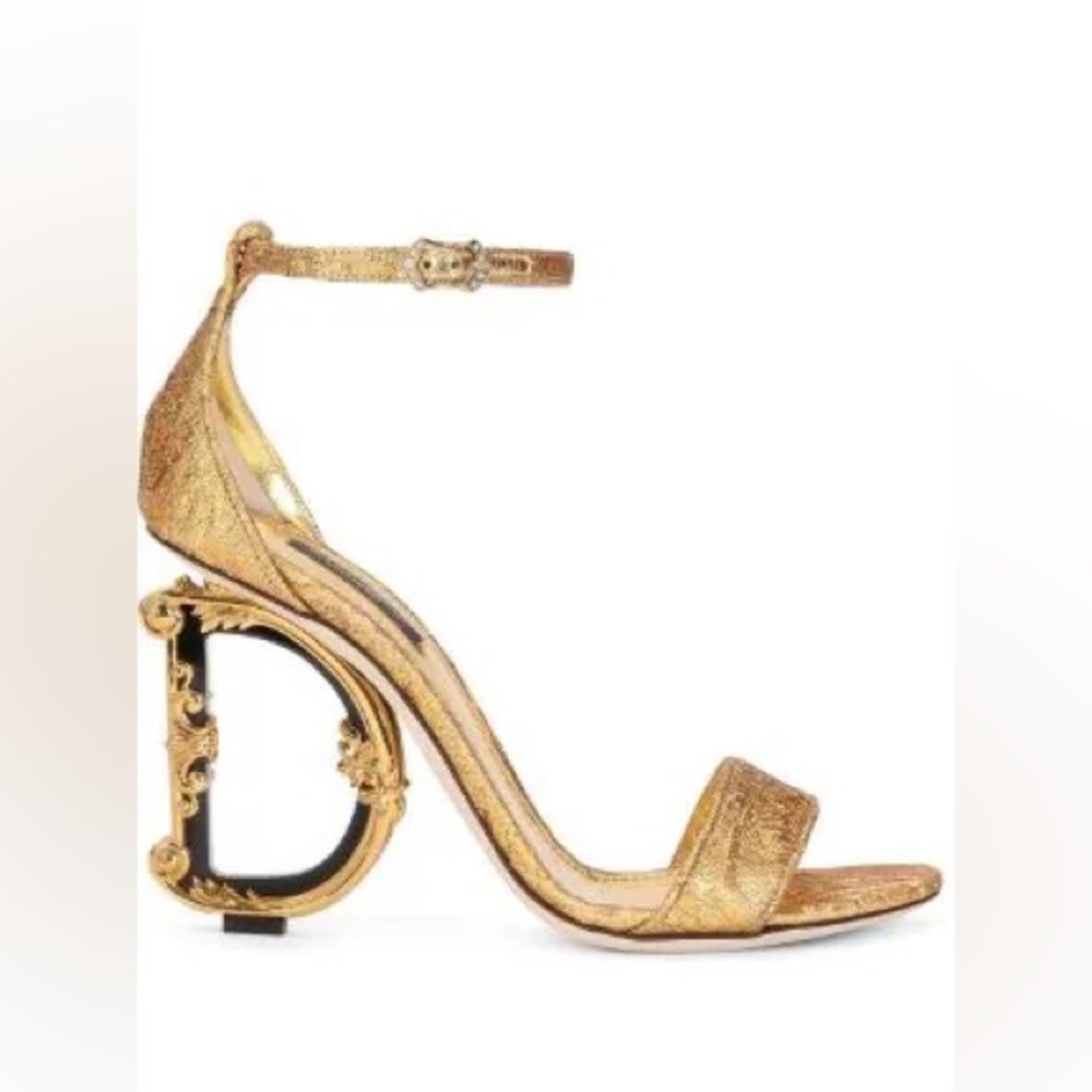 Dolce & Gabbana sculpted high heel sandals